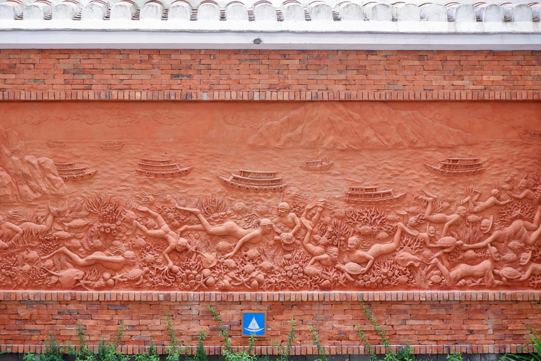 Heritage pathway at wafaifo resort hoi an