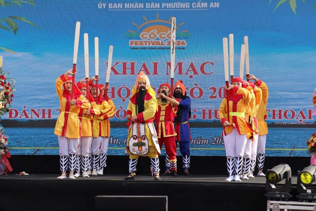 tham gia lễ hội sông cổ cò hội an